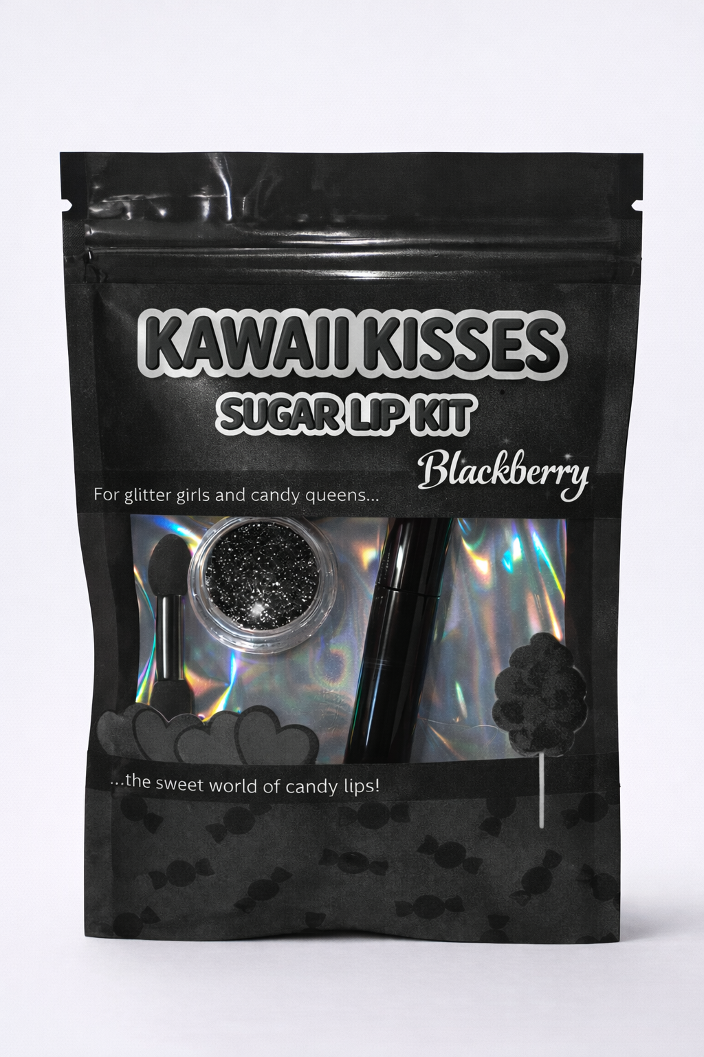 Kawaii Kisses Sugar Lip Kit: Blackberry