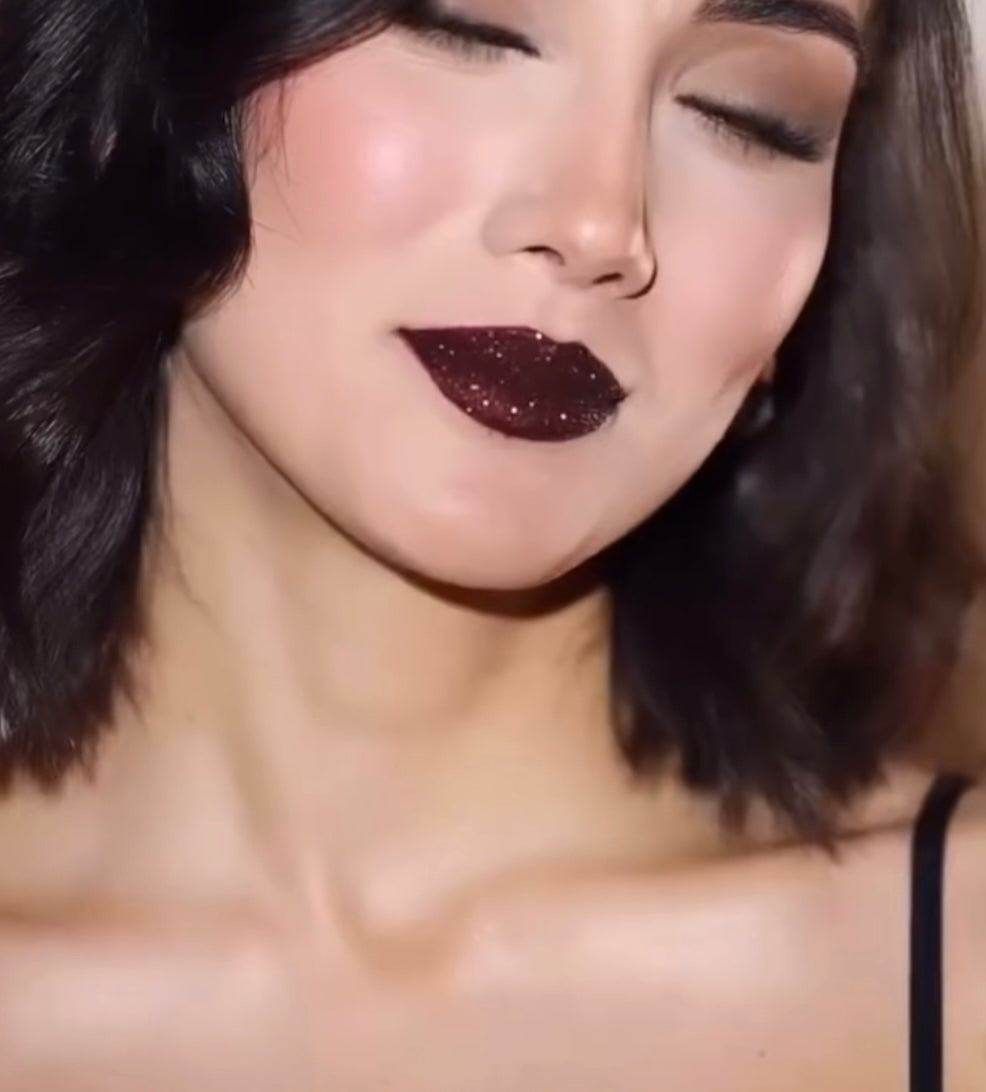 Kawaii Kisses Glitter Lip Kit: Sugar Plum