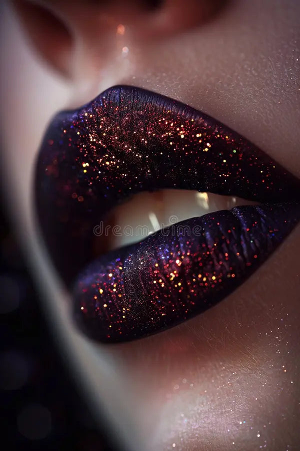 Kawaii Kisses Glitter Lip Kit: Sugar Plum